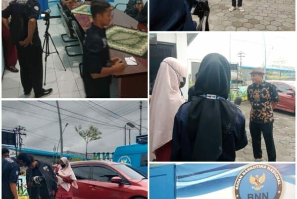 Kegiatan Sinergitas Antara BNN Kota Tegal Dengan SMK Ihsaniyah Tegal Melalui Liputan Broadcasting