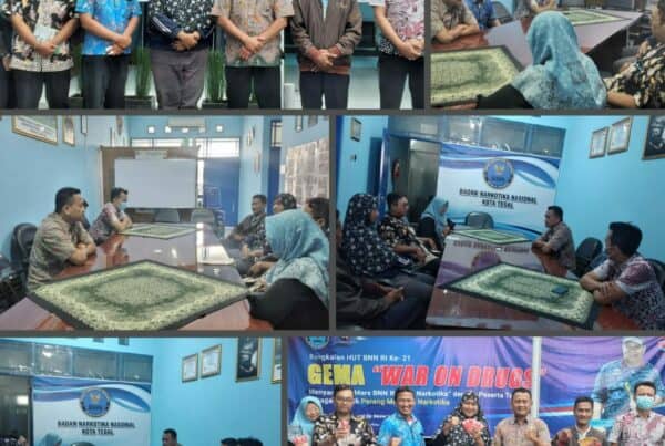 Kegiatan Membangun Jejaring melalui Koordinasi antara BNN Kota Tegal dengan GENTARA (Gerakan Masyarakat Nusantara)