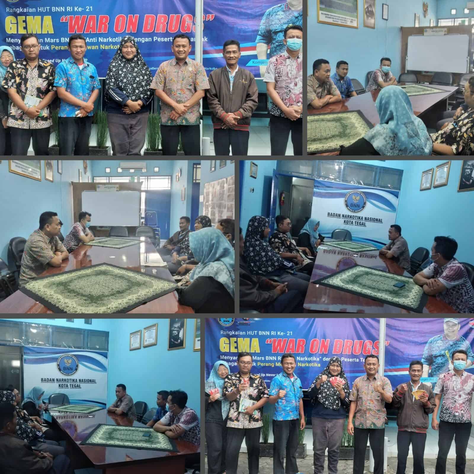 Kegiatan Membangun Jejaring melalui Koordinasi Antara BNN Kota Tegal Dengan GENTARA (Gerakan Masyarakat Nusantara) Kegiatan Membangun Jejaring melalui Koordinasi antara BNN Kota Tegal dengan GENTARA (Gerakan Masyarakat Nusantara)