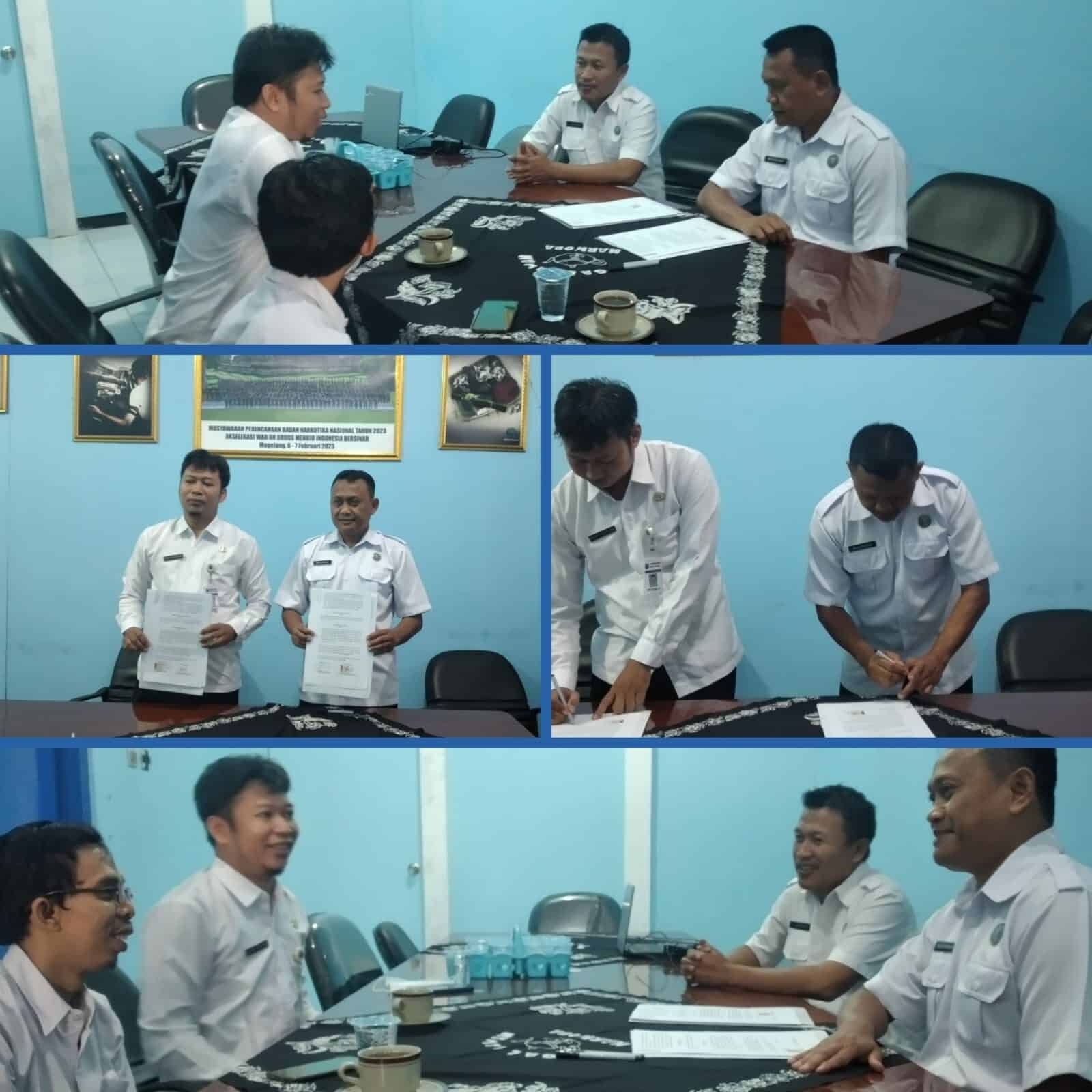 Kegiatan Penandatanganan Perjanjian Kerjasama antara BNN Kota Tegal dengan SDN Kalinyamat Kulon 1 Kota Tegal Kegiatan Penandatanganan Perjanjian Kerjasama antara BNN Kota Tegal dengan SDN Kalinyamat Kulon 1 Kota Tegal