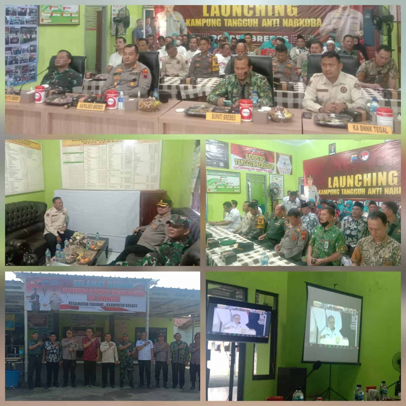 Peresmian Kampung Tangguh Bersinar Kabupaten Brebes Konsep Otomatis