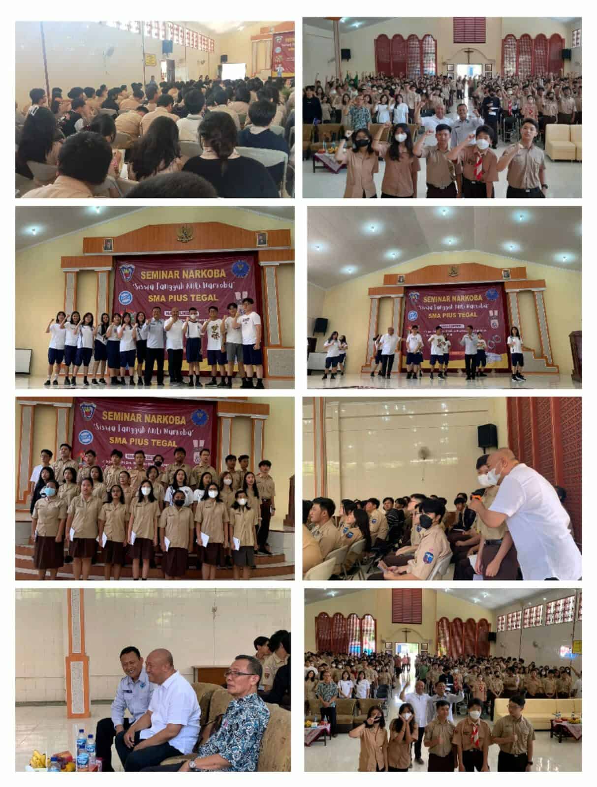 Kegiatan informasi edukasi melalui Sosialisasi P4GN SMA PIUS Kota Tegal. Kegiatan informasi edukasi melalui Sosialisasi P4GN SMA PIUS Kota Tegal.