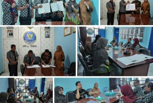 Penandatanganan Perjanjian Kerjasama antara BNN Kota Tegal dengan SMP Negeri 3 Wanasari Kabupaten Brebes