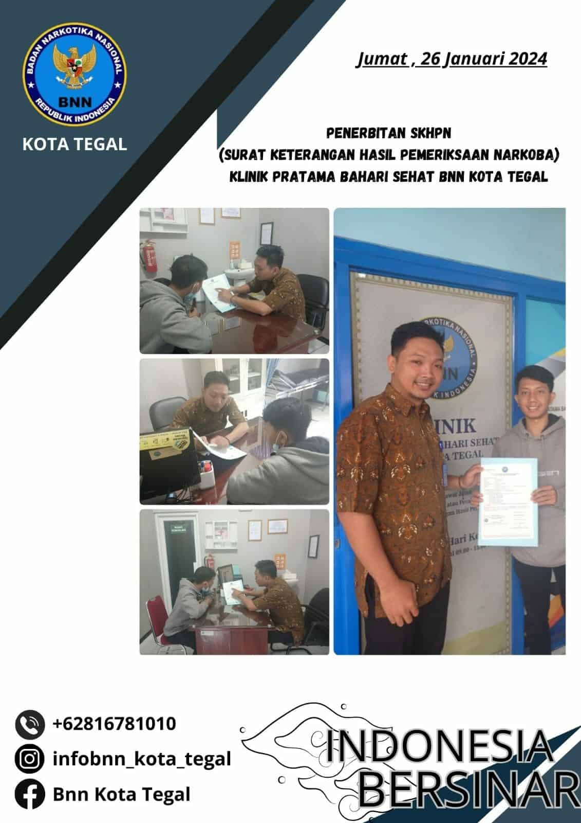 Layanan SKHPN Klinik Pratama Bahari Sehat BNN Kota Tegal Layanan SKHPN Klinik Pratama Bahari Sehat BNN Kota Tegal