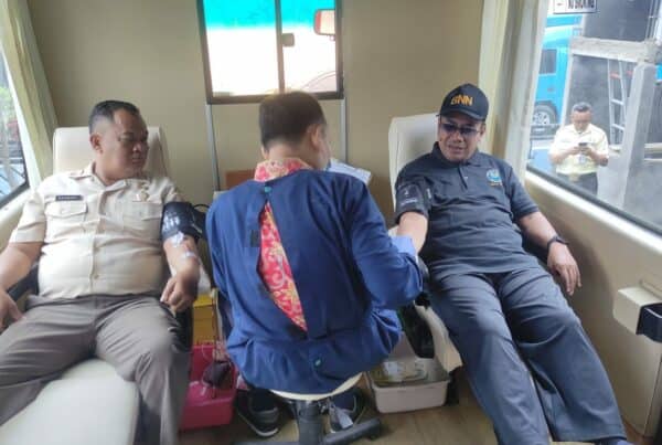 Semarak HUT KORPRI, BNN Kota Tegal dan PMI Gelar Kegiatan Donor Darah