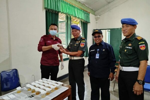 BNNK Tegal Tes Urine Personil Subdenpom Tegal dan Brebes