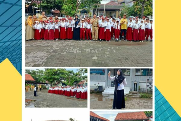 Kegiatan Diseminfo P4GN melalui Apel Bersama siswa di SDN Tegalsari 11 Kota Tegal