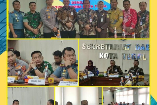 Kegiatan Silaturahmi Kepala BNNP Jawa Tengah dengan Forkopimda di Ruang Lt. 1 Setda Kota Tegal