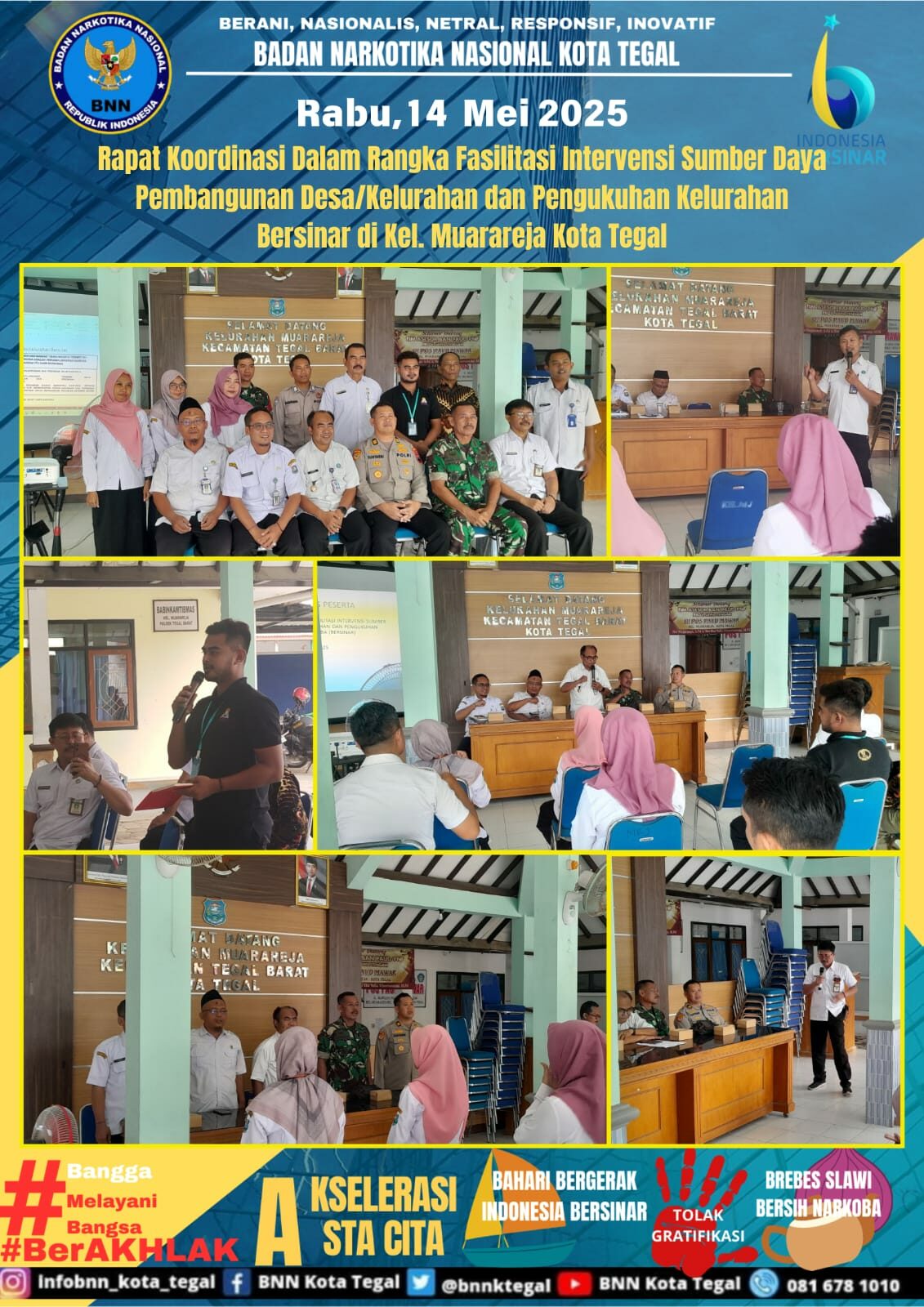 Rapat Koordinasi Dalam Rangka Fasilitasi Intervensi Sumber Daya Pembangunan Desa/Kelurahan dan Pengukuhan Kelurahan Bersinar Rapat Koordinasi Dalam Rangka Fasilitasi Intervensi Sumber Daya Pembangunan Desa/Kelurahan dan Pengukuhan Kelurahan Bersinar